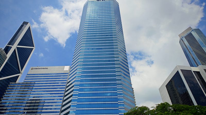 Menara Citibank - Building exterior with Citi logo